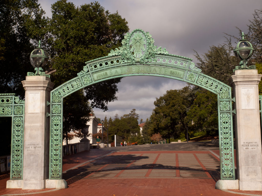 photo of Sather Gate, Berkeley