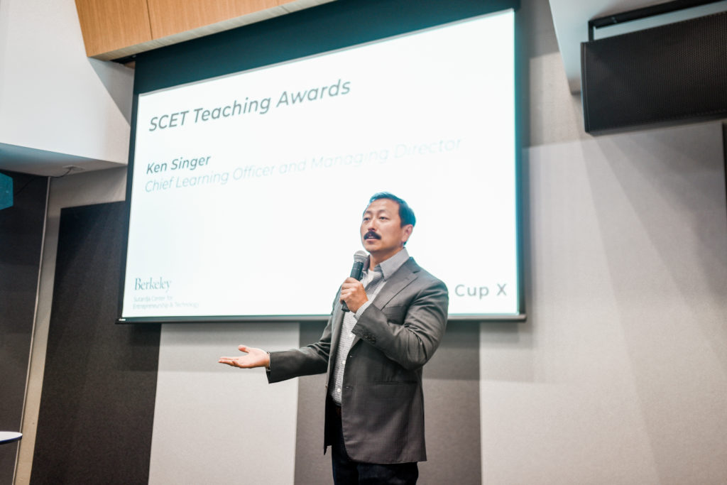 SCET Chief Learning Officer & Managing Director, Ken Singer, introducing the SCET teaching awards