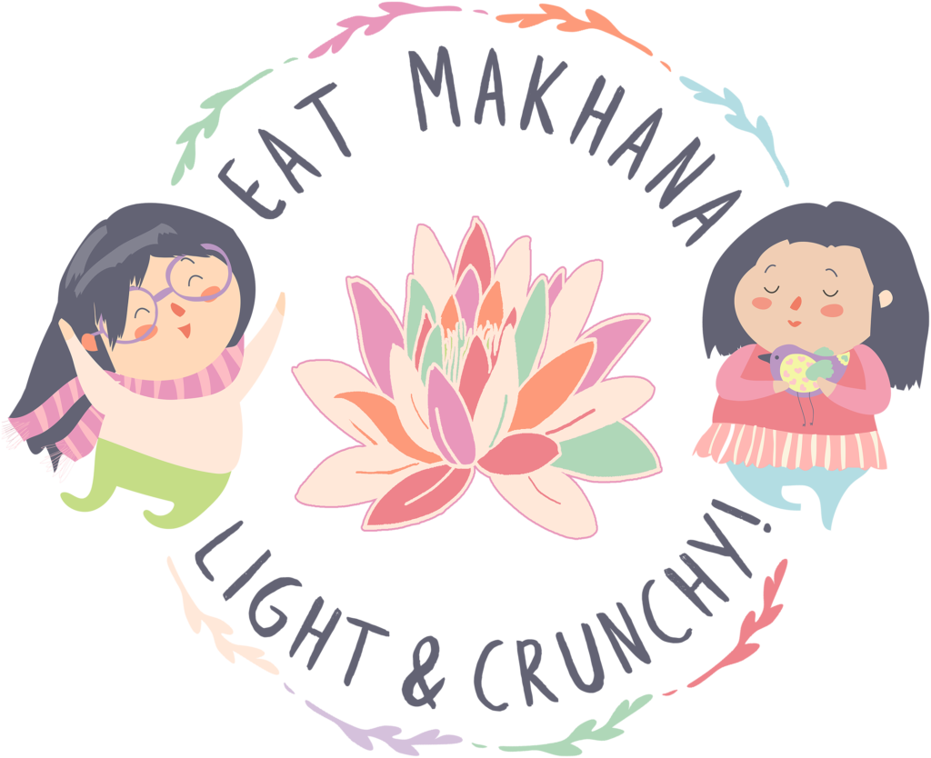 Eat Makhana Color Logo Dark Text