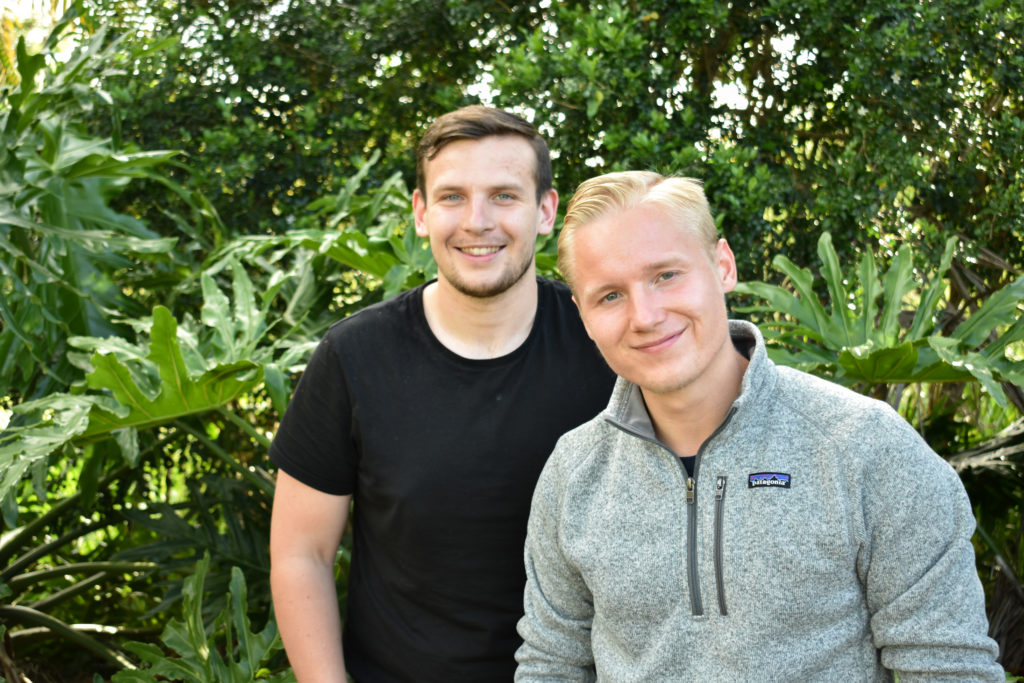 Henrik Helenius and Johannes Salmissari, Finnish students from Aalto University