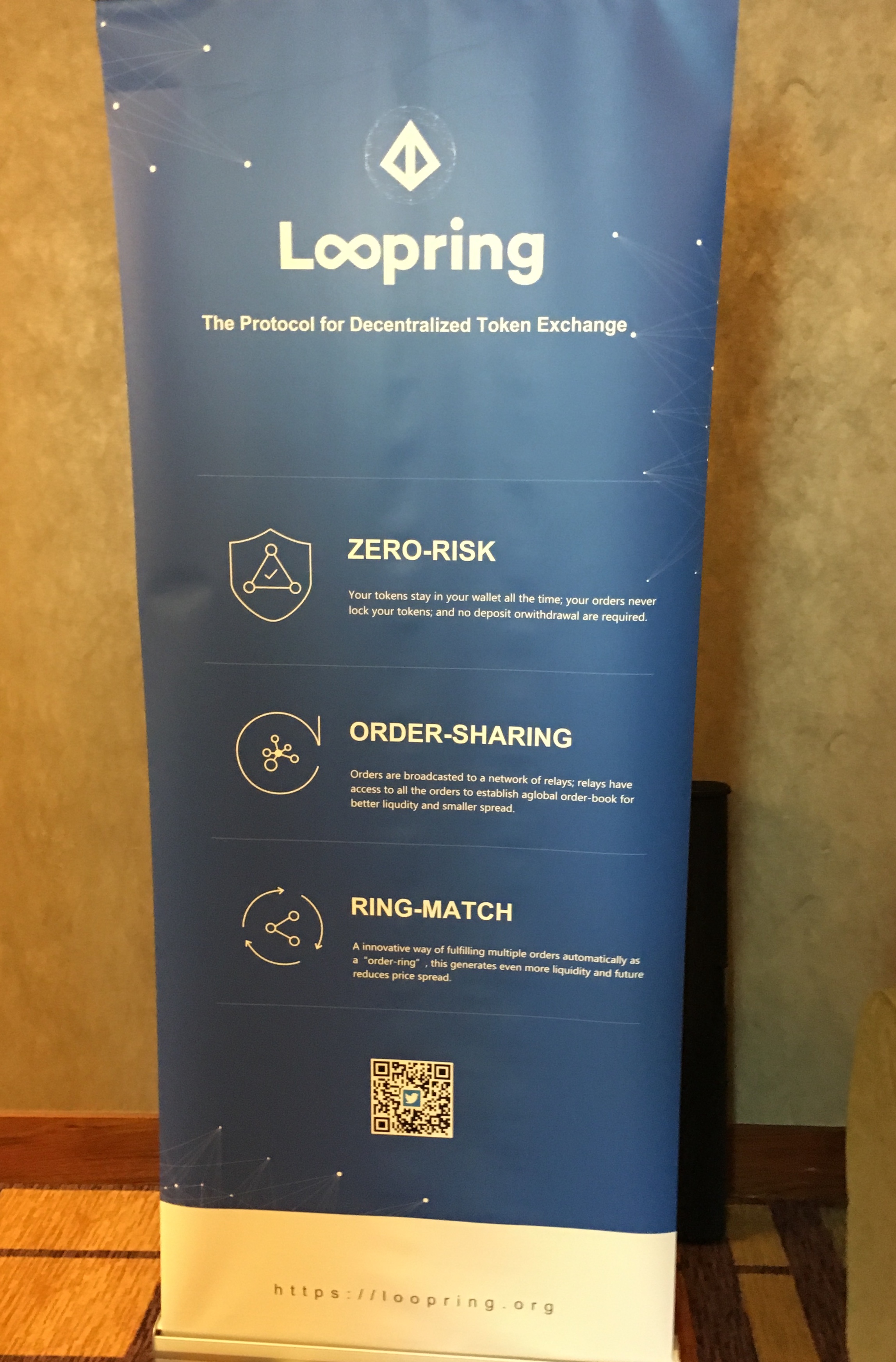 Loopring's Protocol to Decentralized Token Exchange