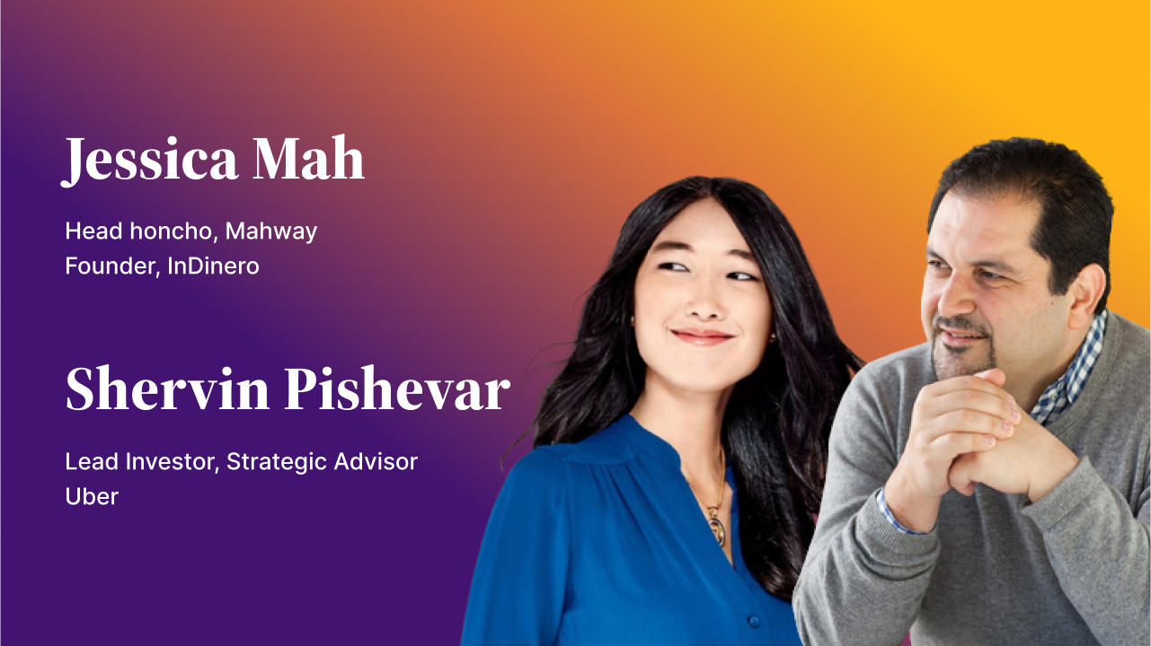 Jessica Mah + Shervin Pishevar Jessica Mah + Shervin Pishevar