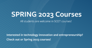 Spring 2023 Courses flyer