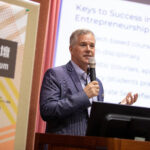 David Law, SCET Director of Global Student Programs presenting at the National Taiwan University Forum