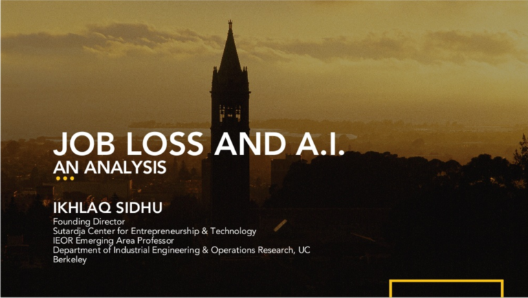 Job Loss and AI - An Analysis Infographic