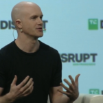 Coinbase CEO Brian Armstrong discusses the future of cryptocurrency at TechCrunch Disrupt SF in September.