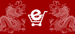 Internet explorer logo in a shopping cart