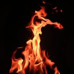 Image of burning fire