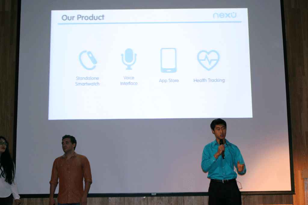 Team Nexu showcasing product features